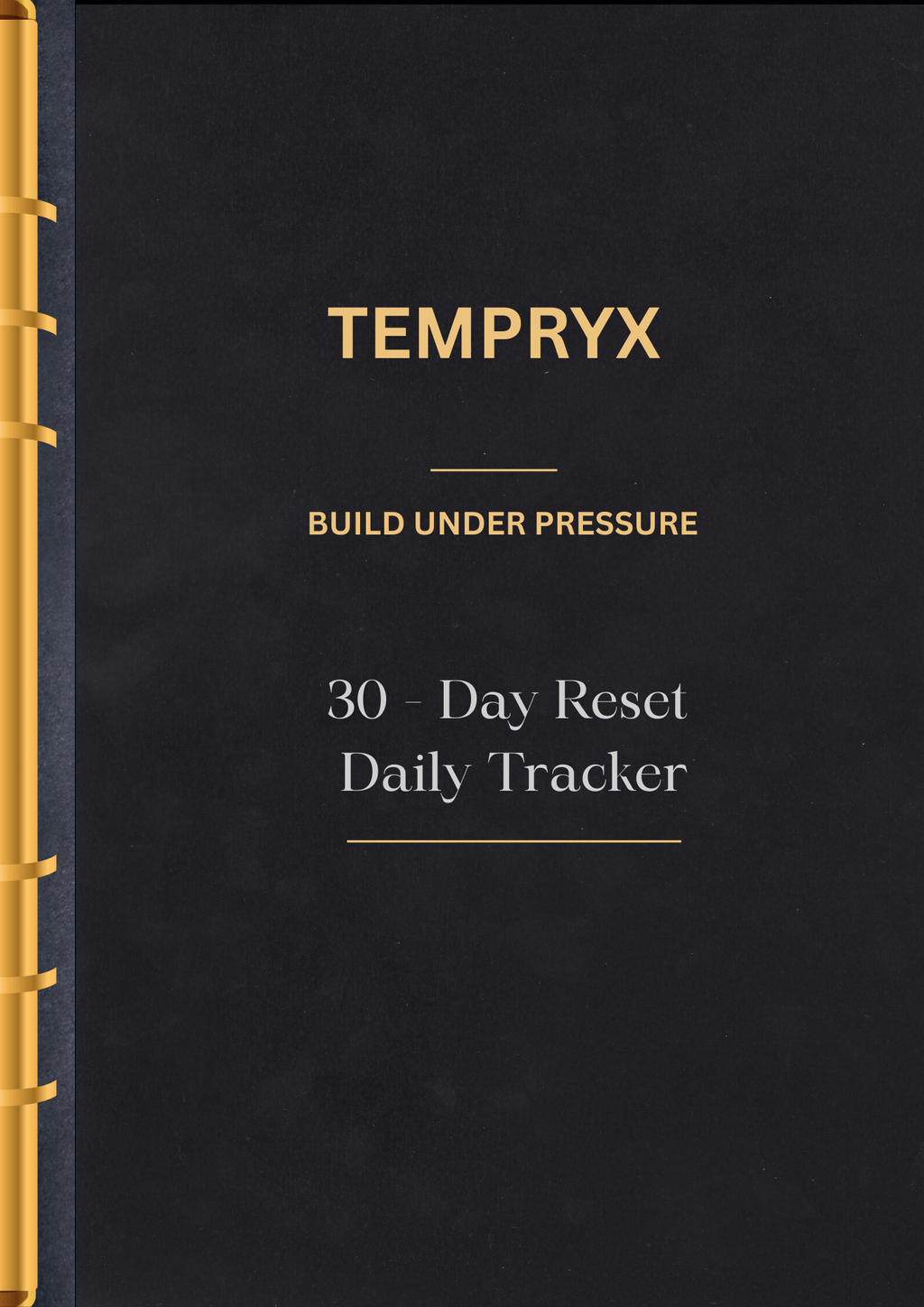 RESET: Break the Loop (30 - Day Reset Daily Tracker) - TEMPRYX - 