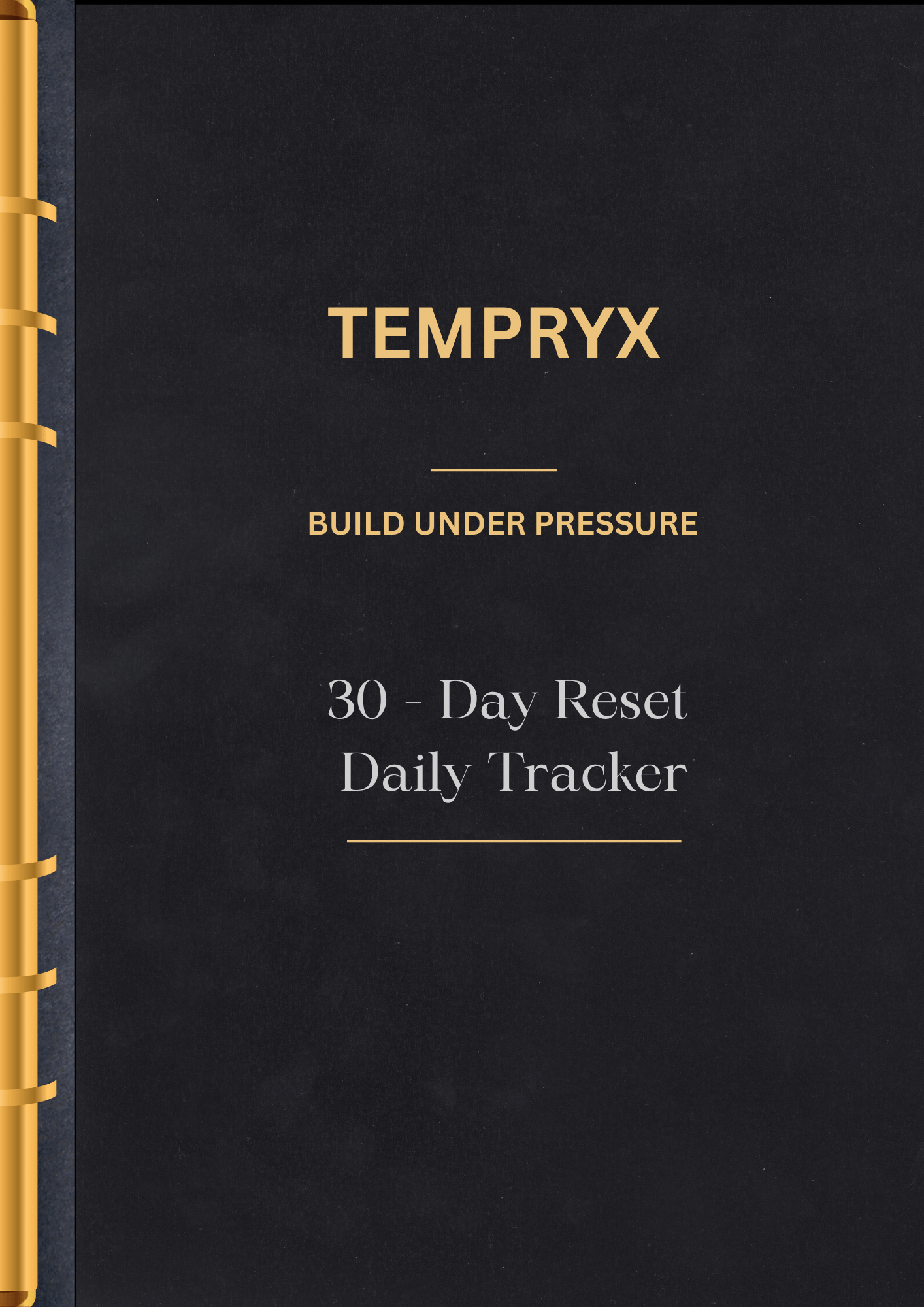 RESET: Break the Loop (30 - Day Reset Daily Tracker) - TEMPRYX - 