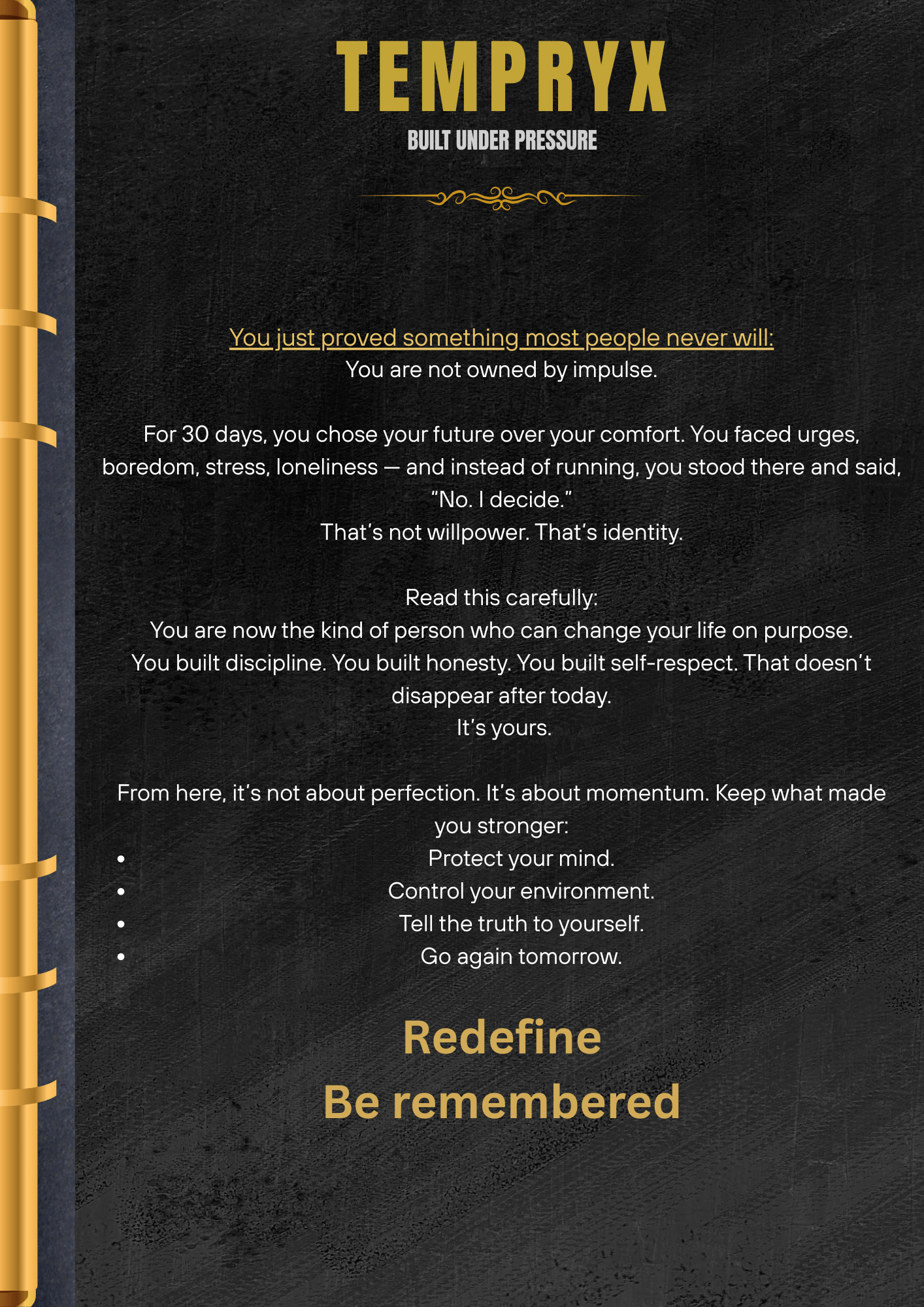 RESET: Break the Loop (30 - Day Reset Daily Tracker) - TEMPRYX - 