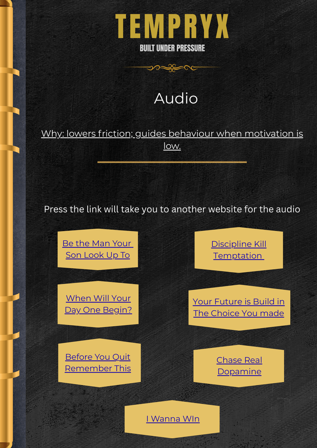 RESET: Break the Loop (30 - Day Reset Daily Tracker) - TEMPRYX - 